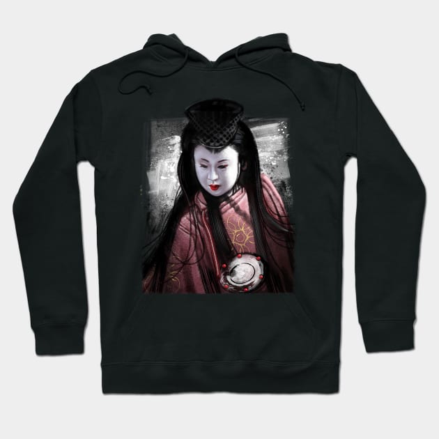 Geisha Kunoichi Hoodie by AndreKoeks